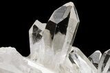 Clear Quartz Crystal Cluster - Brazil #229556-1